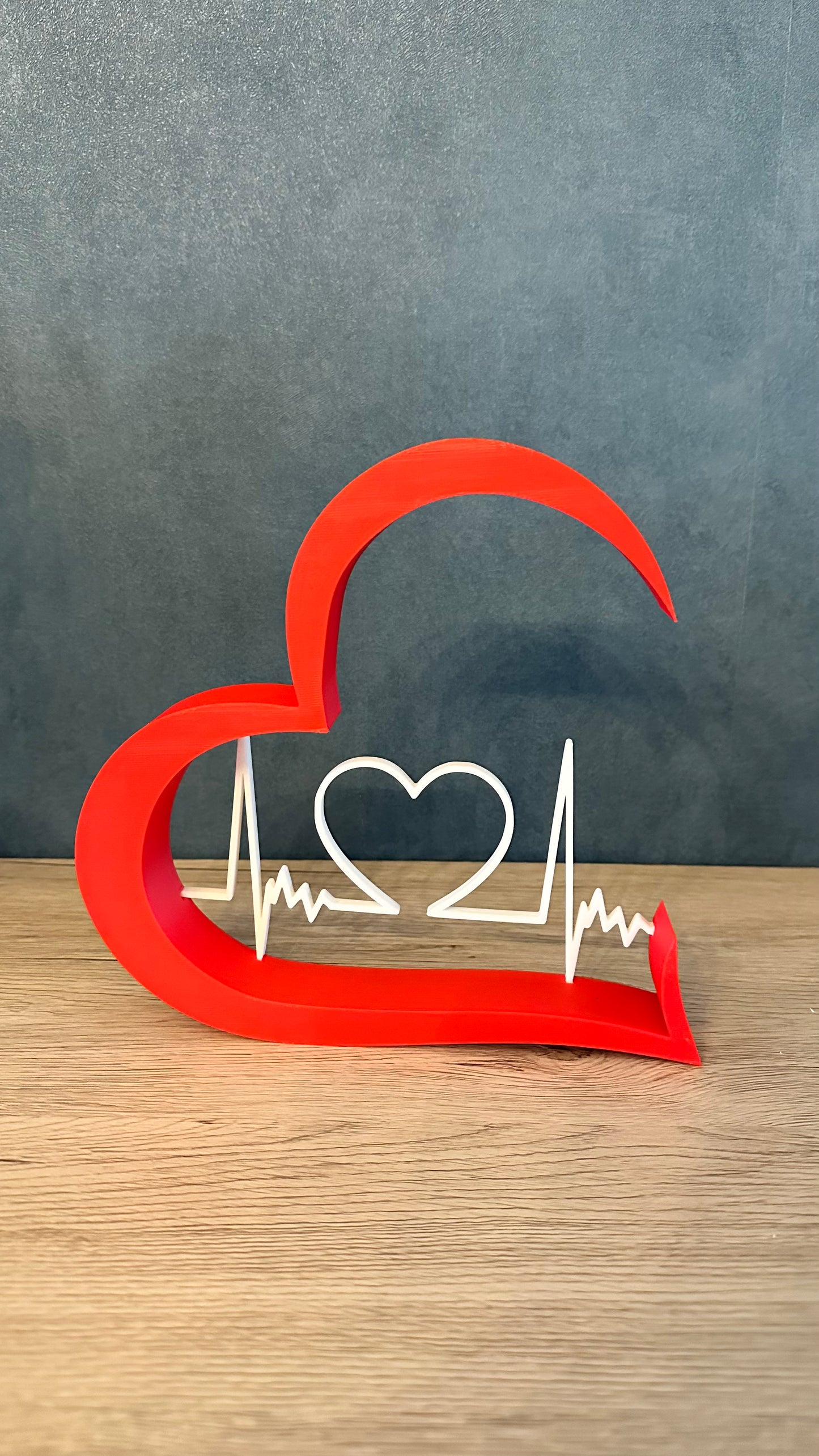 Cœur Battements Musique – Décoration design | Idée cadeau Saint-Valentin